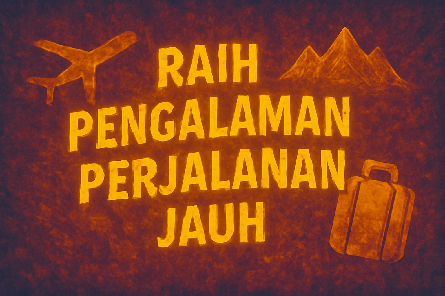 Raih Pengalaman Perjalanan Jauh